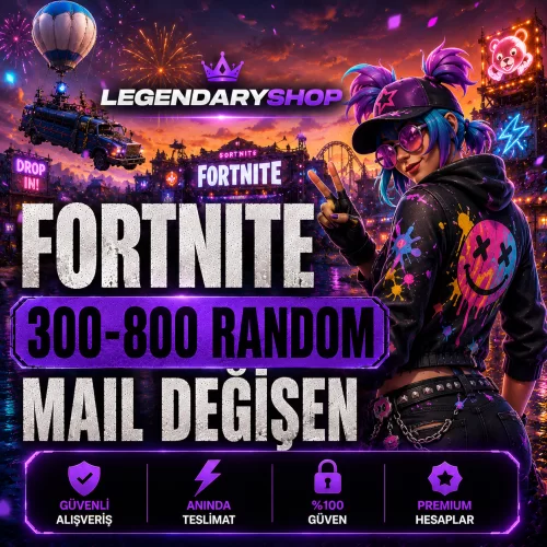  ⭐ 300-850 SKİN FORTNİTE MAİL DEĞİŞEN HESAP⭐